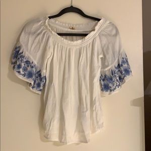 Hollister Off The Shoulder short Sleeve Top